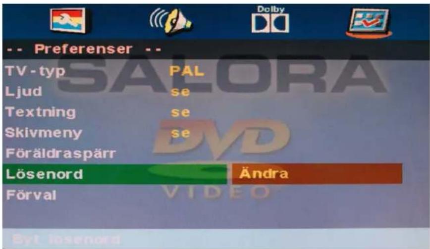 SALORA LED22SA - Lösenord - 1