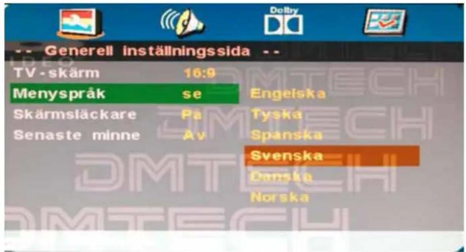 DMTECH LED24XT - Menyspråk - 1
