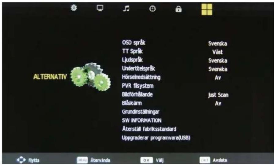 DMTECH LED24XT - OSD-MENY - 1