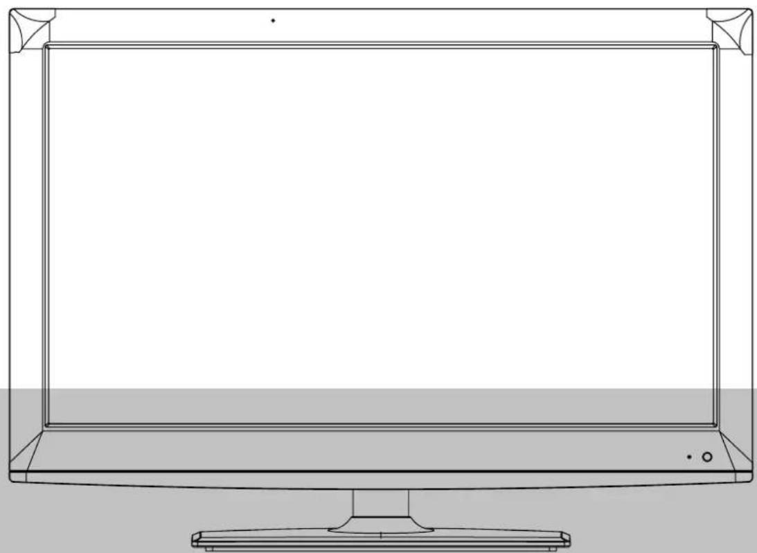 DMTECH 221N - "LED-TV med DVD och digital MPEG4 DVB-T tuner LED/DVD 221N - 1