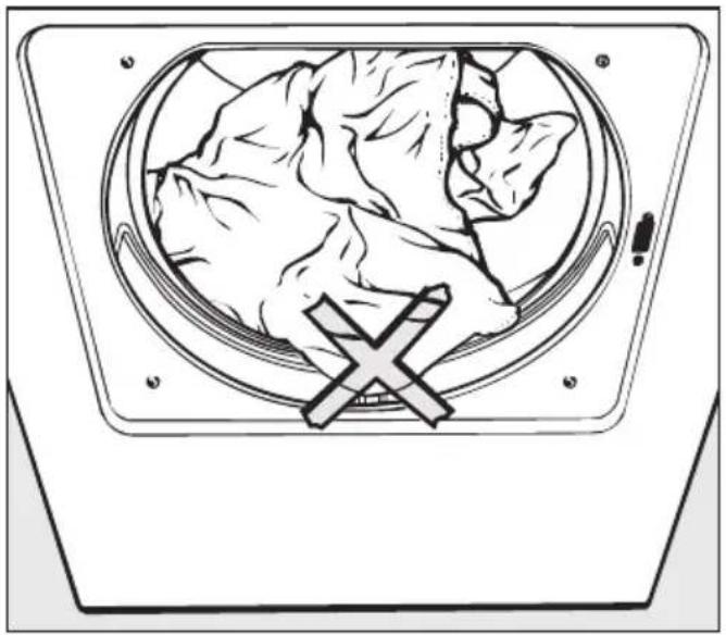 MIELE T 234 C - ③ Lägg i tvätt - 1