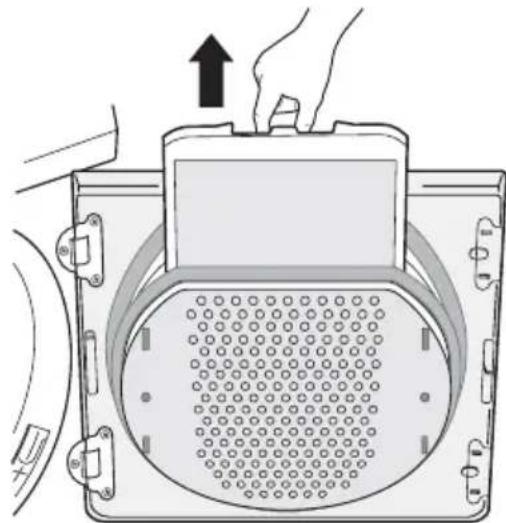ELECTROLUX EDI97170W Iron Aid - Rengöring av luddfiltren - 3