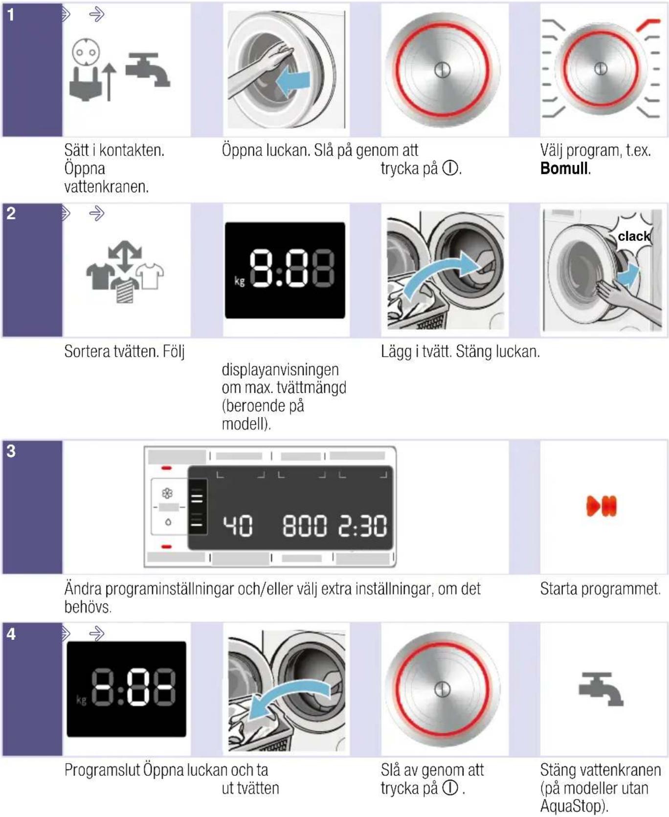 BOSCH WAWH2668SN - Anvisningar - 2