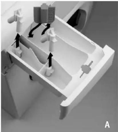 WHIRLPOOL AWM 6027 - Tvättmedelsfack - 1