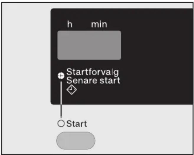 h min Startforvalg Senare start Start
