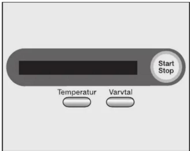 Start Stop Temperatur Varvtal
