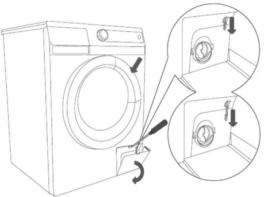 GORENJE W87443 - Öppna luckan (temporärt avbrott / permanent avstängning - ändring av program) - 1