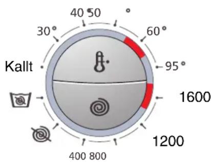 ASKO W6367 - Välj tillval och inställningar Centrifugeringsvarvtal/Ej Genom att ändra tillval och inställningar Far centrifugering/Ej utpumpning - 1