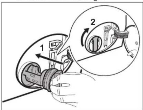 Husqvarna-Electrolux QW147383 - Gör enligt följande för att rengöra pumpen: - 8