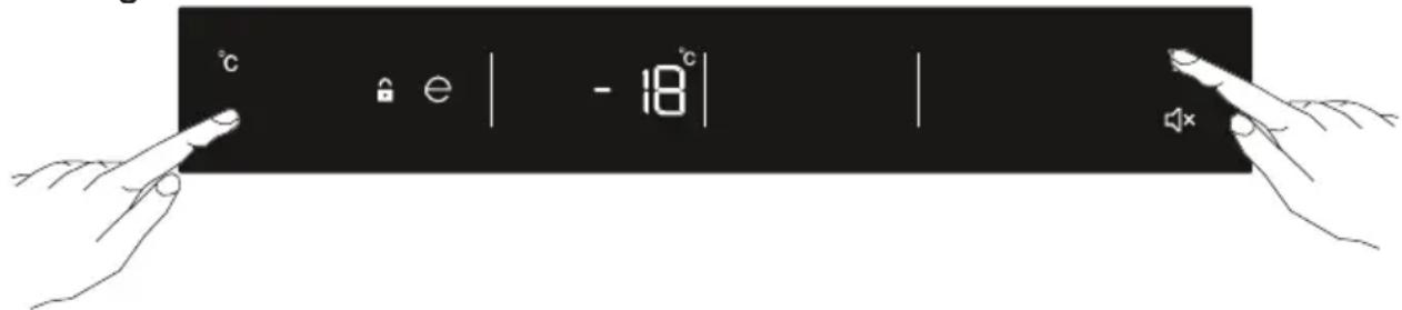 °C e | - 18°C | |
