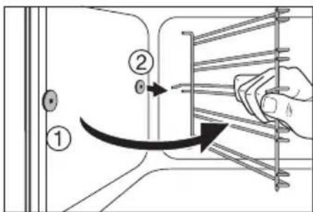 ELECTROLUX EKE70010 - BORTTAGNING AV UGNSSTEGAR: - 2