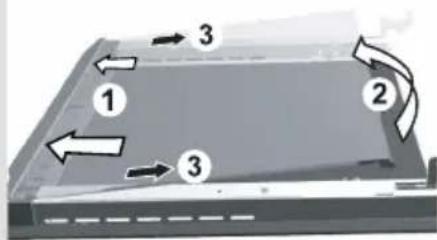 GORENJE EC87121AW - Ta bort trådskenhållare - 1