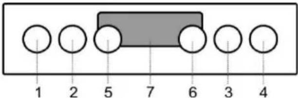 1 2 5 7 6 3 4