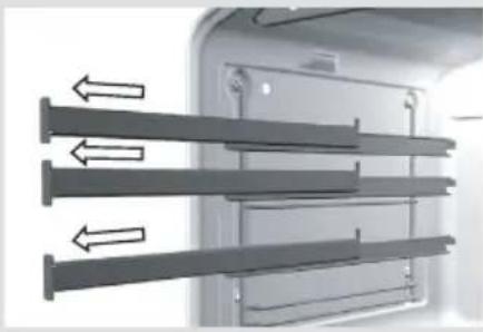 GORENJE EC87121AX - Utdragbara teleskopskenor (beroende på modell) - 1
