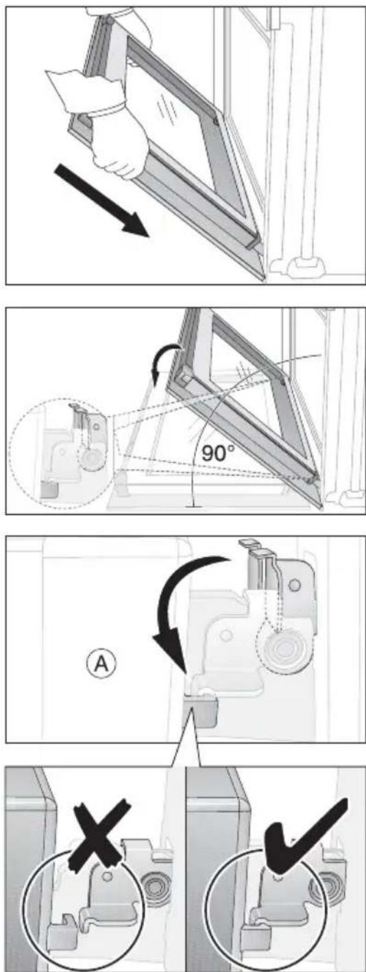 HUSQVARNA QSG6020W - Byte av ugnslampan/rengöring av skyddsglaset - 4