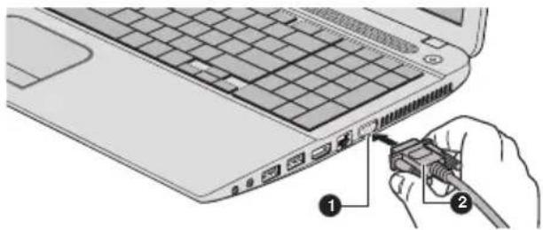 TOSHIBA C50 - Port för extern RGB-skärm - 1