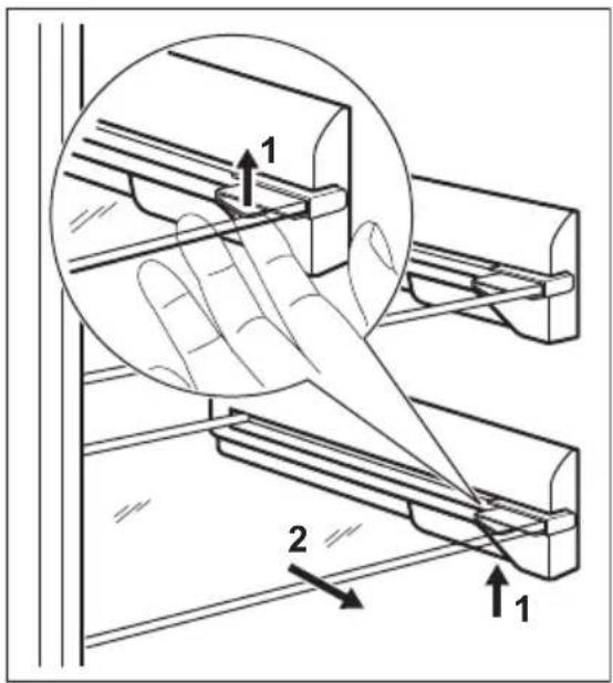 ELECTROLUX EUF8000X1 - Borttagning av fryslådor och glashyllor från frysen - 2