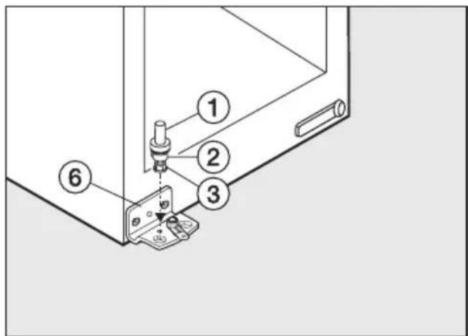 MIELE FN 12827 S EDT/CS - Hänga om frysskåpsdörren - 5