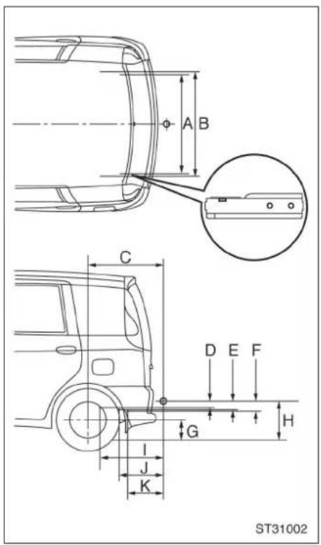 TOYOTA Yaris (2002) - FÄSTPUNKTER FÖR DRAGKROK - 1