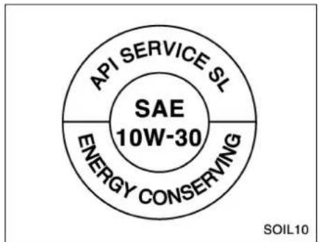 API SERVICE SL SAE 10W-30 ENERGY CONSERVING SOIL10