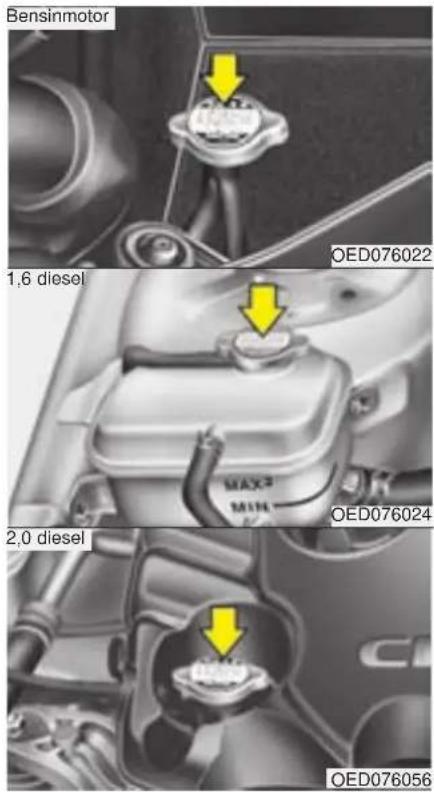 Bensinmotor 1,6 diesel OED076022 MAX® MIN 2,0 diesel OED076024 OED076056