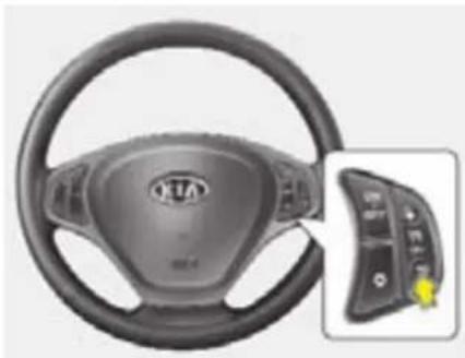 KIA Cee'd (2009) - Öka den inställda hastigheten: - 1