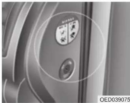 KIA Cee'd (2009) - Krockkudde på passagerarsidan - 1