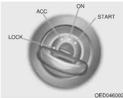ACC ON START LOCK OED046002