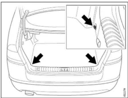 SAAB 9-3 Aero (2014) - Bagagerumsbelysning - 1