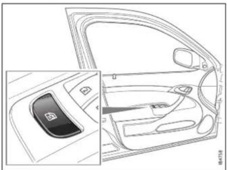 SAAB 9-3 Aero (2014) - Tillfällig bortkoppling av klämskydd - 1
