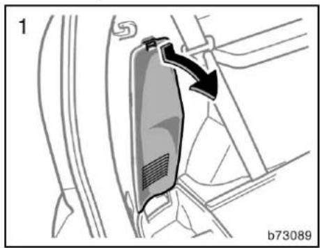 TOYOTA Corolla Verso (2007) - VÄNSTER STRÅLKASTARE: Tag bort clipsen och käpan. - 14