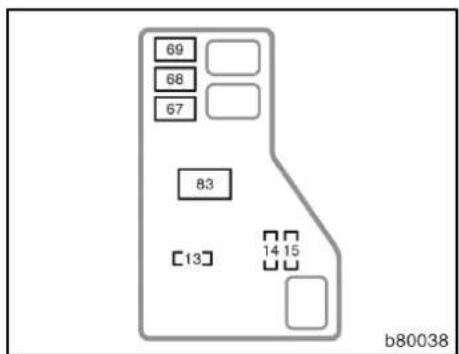 69 68 67 83 14 15 [13] b80038