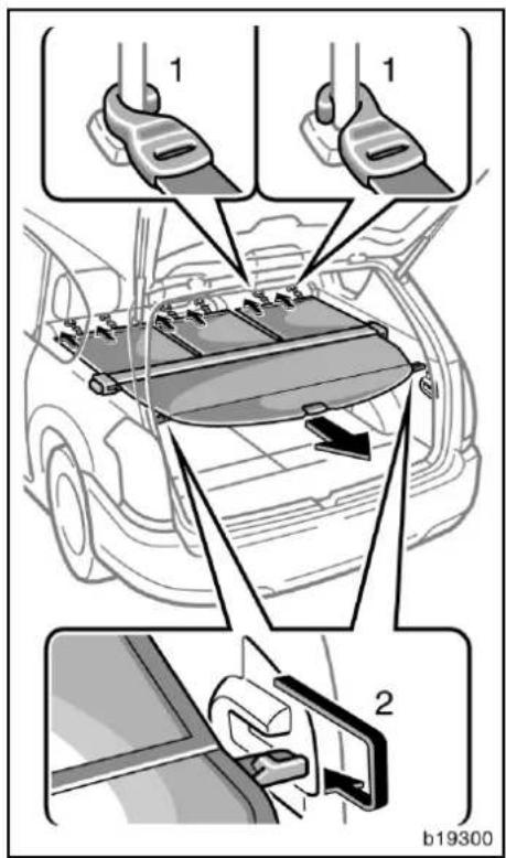 TOYOTA Corolla Verso (2007) - Insynsskydd - 1