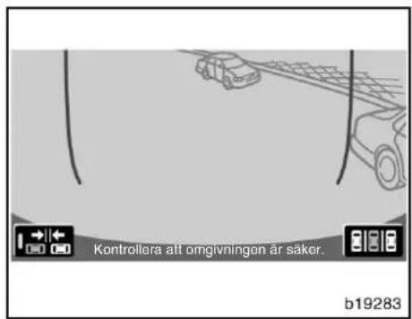Kontrollera att omgivningen är säker. b19283