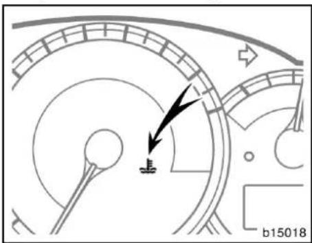 TOYOTA Corolla Verso (2007) - Mätaren indikerar den ungefärliga bränslenivån när motorn är igång. - 1
