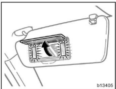 TOYOTA Corolla Verso (2007) - Sminkspeglar - 1