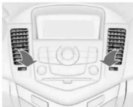 CHEVROLET Cruze Sedan (2014) - Inställbara luftmunstycken - 3