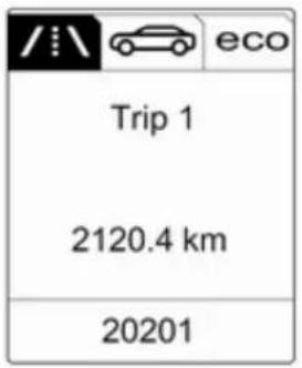 /\(\rightarrow\) eco Trip 1 2120.4 km 20201