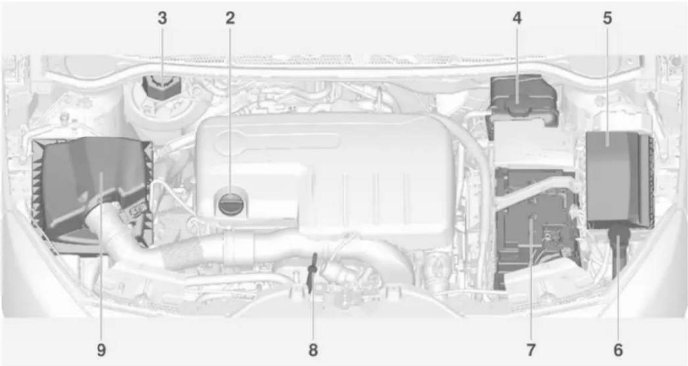 CHEVROLET Cruze Sedan (2014) - Översikt motorrum - 5