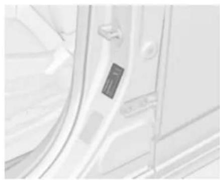 CHEVROLET Cruze Sedan (2014) - Typskylt - 2