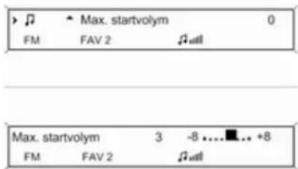 Max. startvolym 0 FM FAV 2