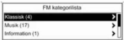 FM kategorilista Klassisk (4) Musik (17) Information (1)