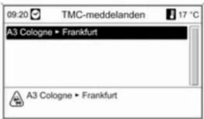 09:20 TMC-meddelanden 17 °C A3 Cologne ► Frankfurt A3 Cologne ► Frankfurt