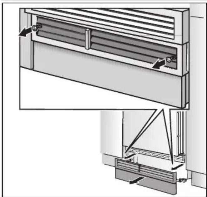 MIELE K 1811 VI - Skjuta in kylskåpet i nischen - 1