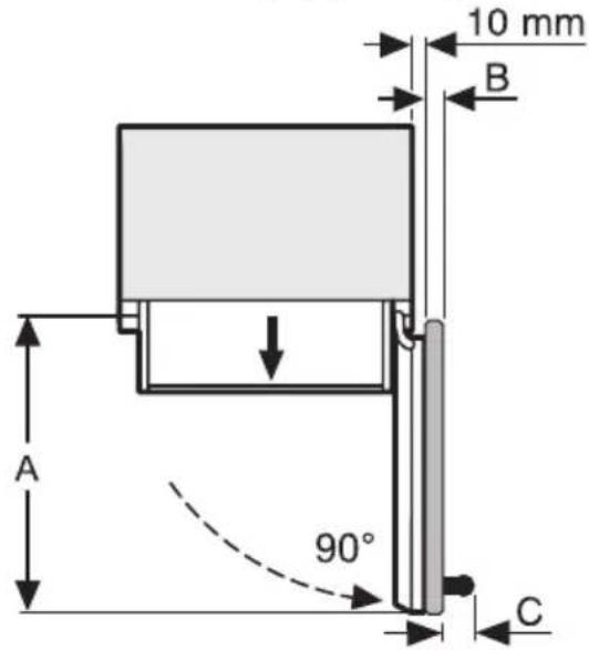 10 mm B A 90° C