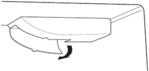 ELECTROLUX ERC37254W - Byte av glödlampan - 1