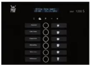 WMF 1200 S - Andra dryckesnivån (tillval) - 2
