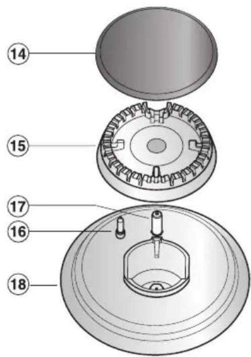 MIELE CS 1034-1 - Brännare - 1