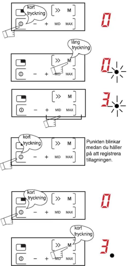 ASKO HI18611 - Så här använder du en tillagningscykel i minnet: - 1