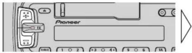 PIONEER KEH-3830R - Justering av TA volym - 1
